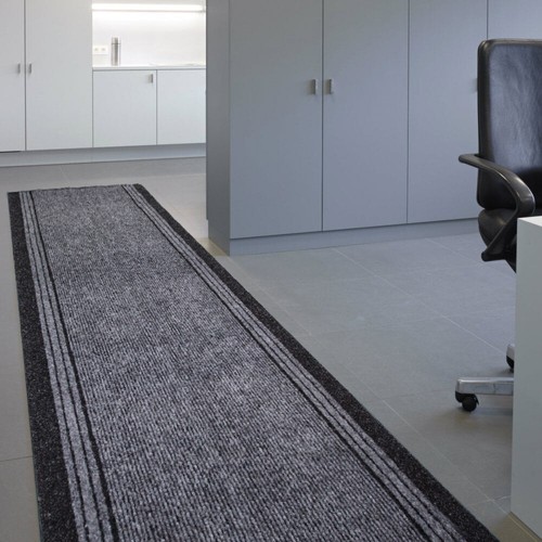 Long grey hall runner mat - hall, |