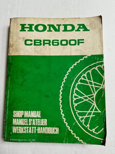 Genuine honda cbr600f - cbr600f, 1987