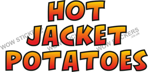 Catering trailer sticker hot - catering,