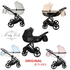JUNAMA CLASSIC BABY PRAM 2in1 3in1 CARRYCOT + PUSHCHAIR + CAR SEAT + ISOFIX