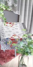 Novelty Table Runner Jacquard Christmas Santa Claus Hand-Painted