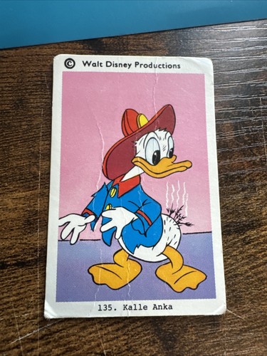 1970s dutch gum card donald - card,