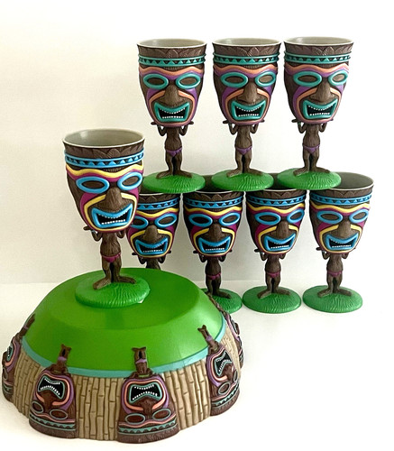 Tiki goblets wine - tiki, glasses