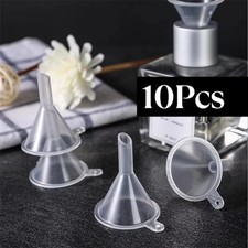 10x Mini Plastic Funnel Oil