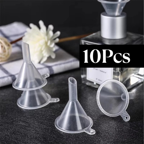 10x mini plastic funnel oil - 10x,