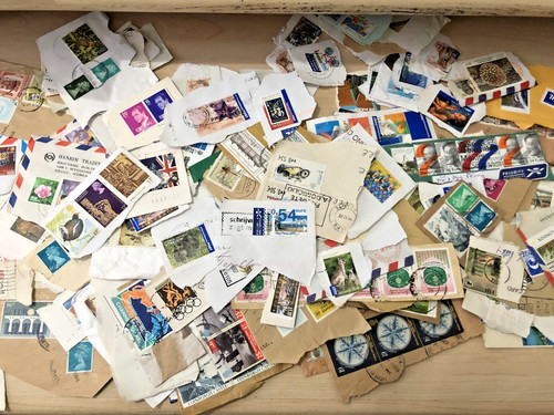 Mixed stamp collection used - mixed, collection.