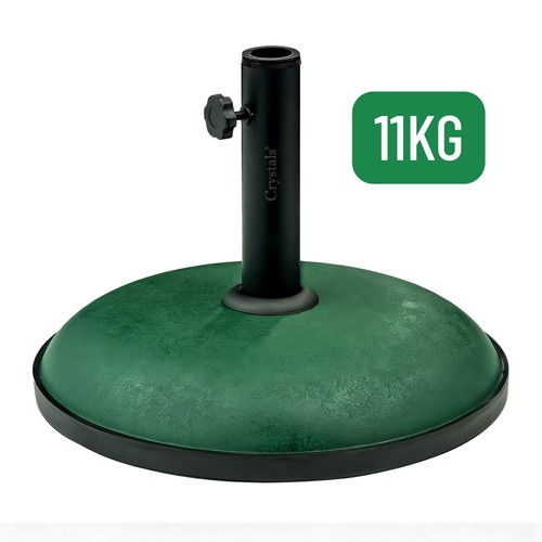 Green concrete round umbrella - green,