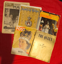 1953 Coronation Memorabilia Ephemera. Queen Elizabeth II