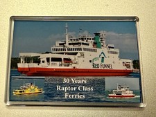 Red Funnel Ferries Large Fridge Magnet Car Ferry 30 Years of the Raptor Class
