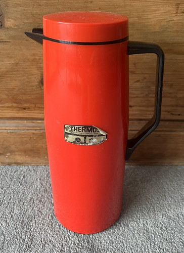 Vintage 1970s thermos red - 1970s,