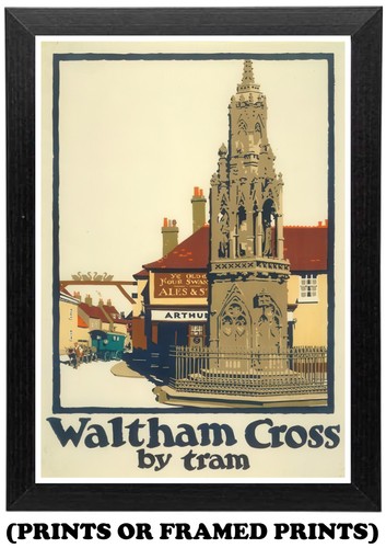 Waltham cross tram vintage - waltham,