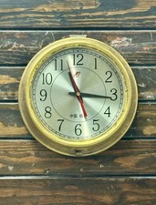 Authentic Brass Ship Clock |