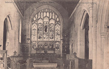 POSTCARD - HAMPSHIRE - NEW ALRESFORD - ST JOHN THE BAPTIST - INTERIOR - UNPOSTED