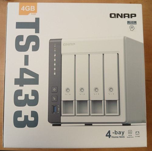 Qnap 433 nas - ts-433, tower