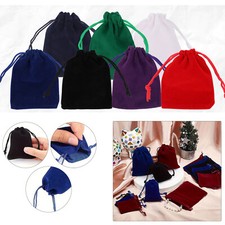 Soft Small Velvet Drawstring Pouches Gift Bags Wedding Jewellery Party Pouch Bag