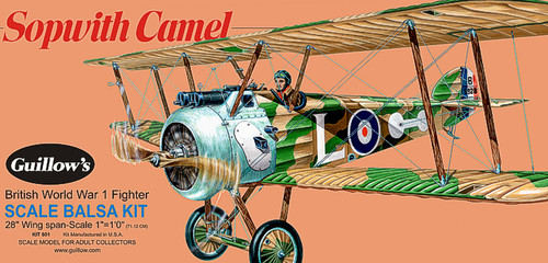 Guillows sopwith camel balsa - guillows,