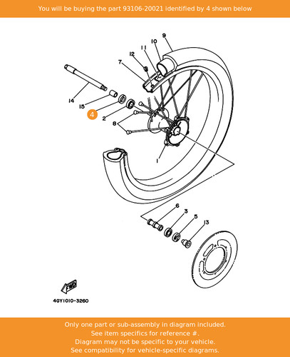 Yamaha 258 oil seal - 258, (38v)