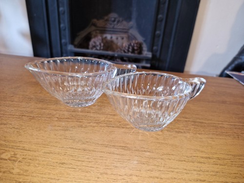 Set vintage cut - of, glass