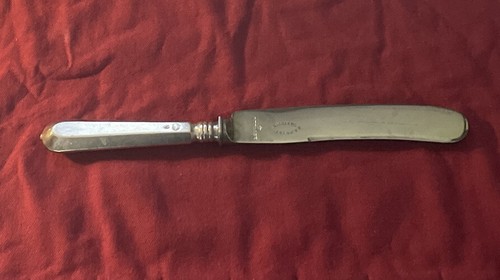 Vintage knife silver plated - silver,