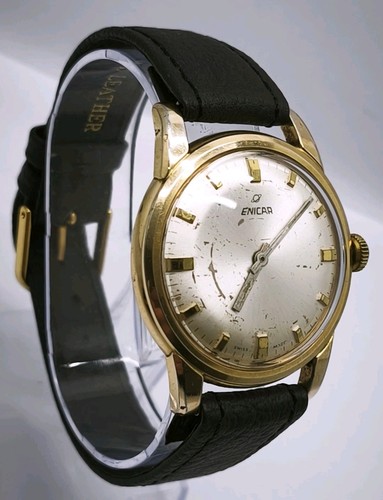 Vtg 1960s enicar gold plated - vtg,