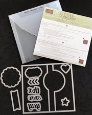 Circle Card Thinlits 133480 Sizzix Big Shot Stampin' Up! metal cutting die set