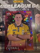 Panini PDC Premier League Darts Card 2025 Dave Chisnall Pink Cracked Ice SP