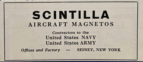 1926 scintilla aircraft - scintilla,