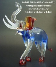 Glass ELEPHANT Figurine