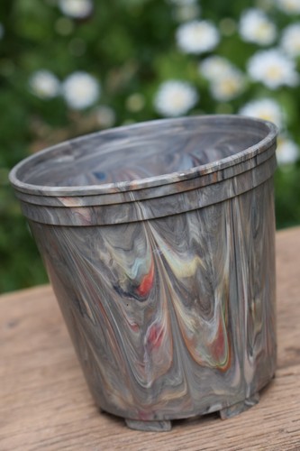 Vintage garden 1970s marbled - vintage,