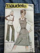 Vintage Sewing Pattern - Maudella 5849 Dress, Tunic and Trouser- 1960s