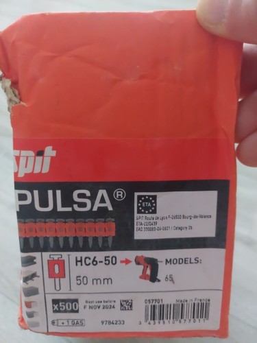 Spit 57701 500 50mm pulsa - 500, x