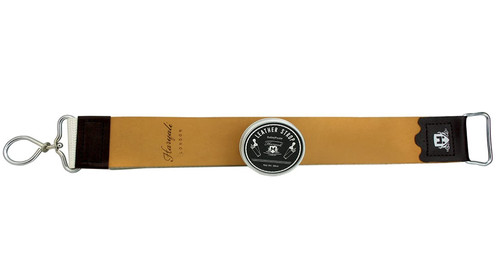Leather strop with honing - strop,