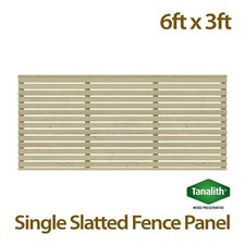 6x3 Single Slatted Horizontal