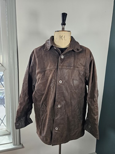 Vtg oakwood leather cowhide - vtg,