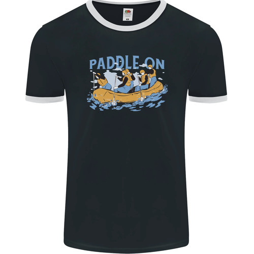 White water rafting paddle - white,