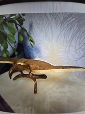 Brass American Eagle on Branch