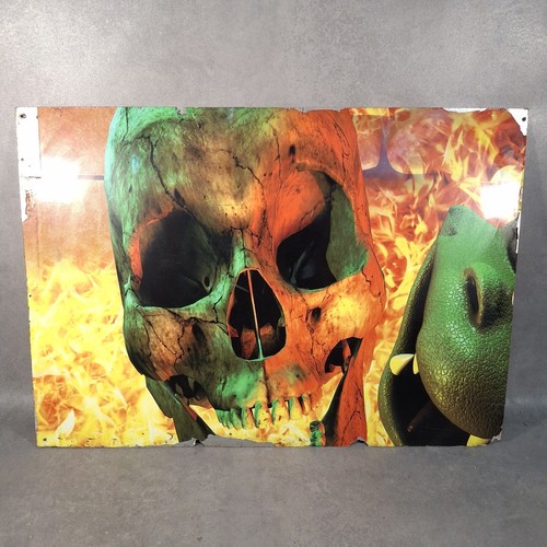 Fairground ghost train skull - ghost,