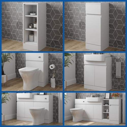 Bathroom vanity toilet - toilet, storage