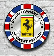 FERRARI OWNERS CLUB 2FT GARAGE