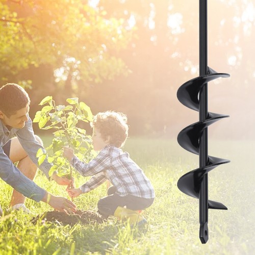 Garden auger spiral drill bit - spiral,