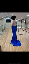 Designer Pia Michi Prom Dress From The Dress Studio Blue Uk Size 8