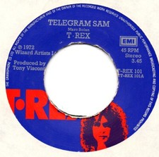 TELEGRAM SAM - T.REX  1970s JUKEBOX CLASSIC