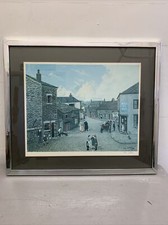 Tom Dodson Limited Edition Large Framed Print - Signed 1978 - Village