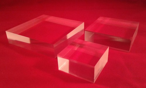 Acrylic perspex display blocks - display,