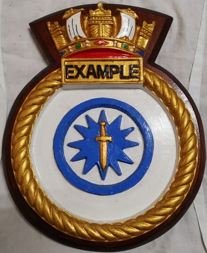Hms example ship crest - example,
