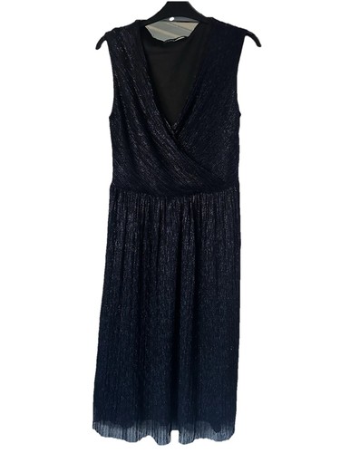 Navy blue lined - navy, sparkly