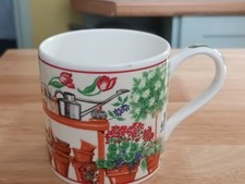 Vintage Wedgwood Mug 'Marguerita Daisy' Bone China Made  England Gardening 300ml