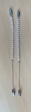 Detachable adjustable clip-on pearl dress straps for wedding / prom dress BNIB