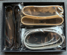 3 PAIRS LONG SLEEVE SHIRT HOLDER ANTI-SLIP METAL GARTER ARMBANDS NEW IN BOX