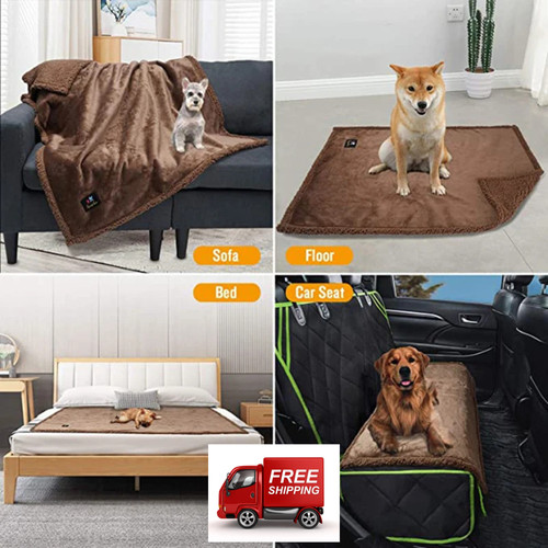 Waterproof fleece blanket - fleece, soft